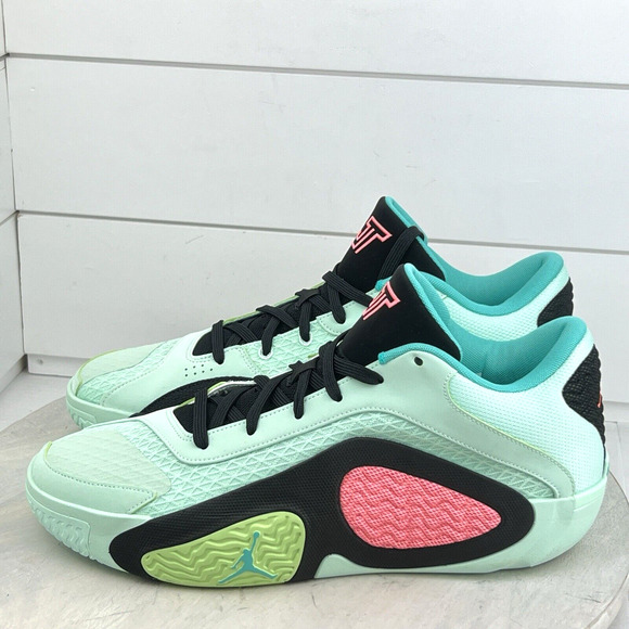 Nike Jordan Tatum 2 Vortex Mint Foam Lava Glow Black FJ6457-300 Mens Size 12 NEW main image 6